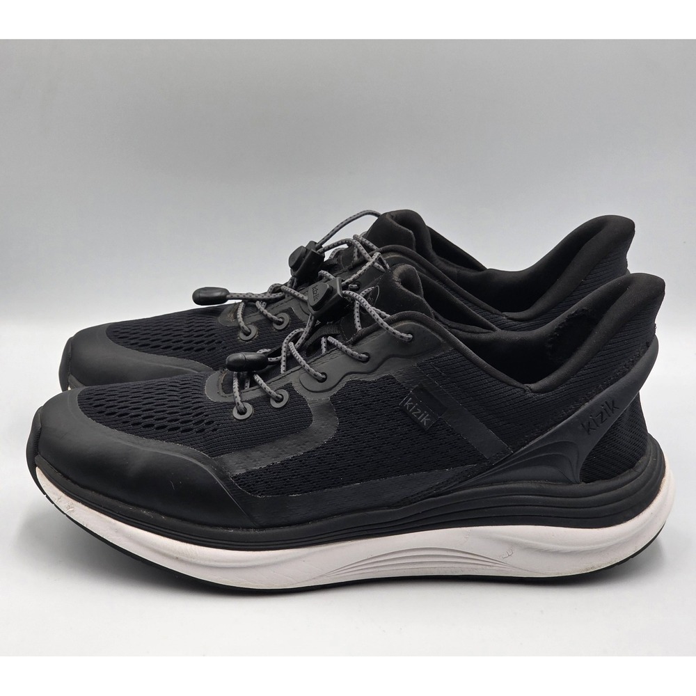Kizik London Mens 11 Wide D Black Hands Free Slip On Comfort Walking Sneaker - Picture 5 of 11